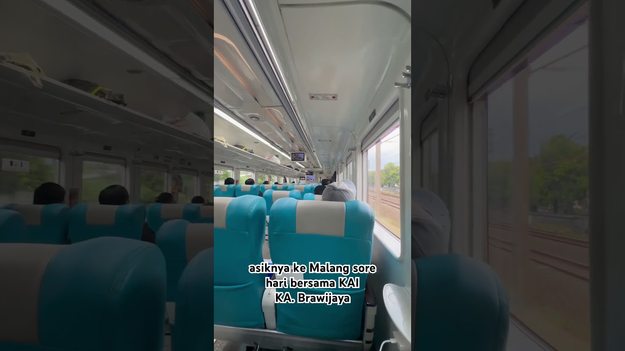 Ke Malang dari Jakarta .. naik KA. Brawijaya #keretaapi #train #railway #keretaapiindonesia #travel