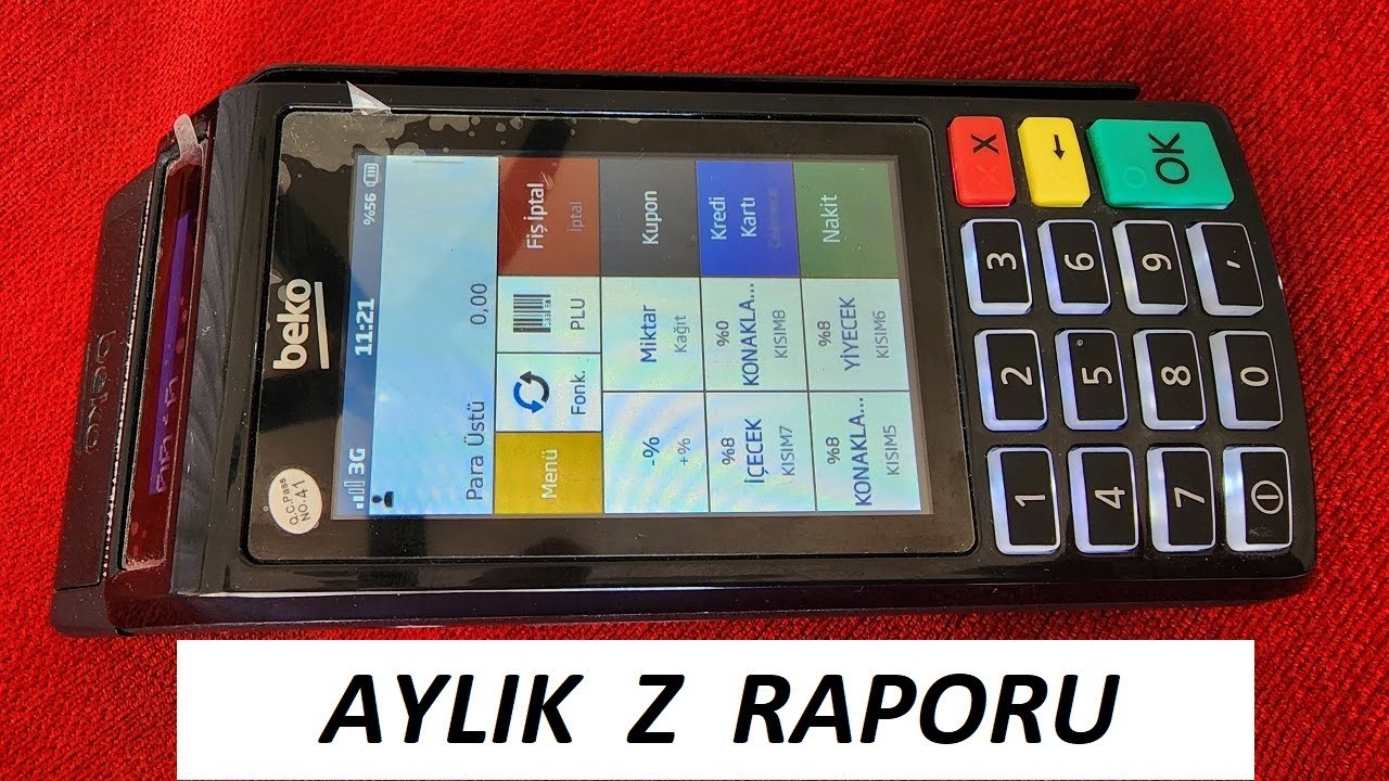 Beko 300 TR Yazar Kasa Aylık Z Raporu
