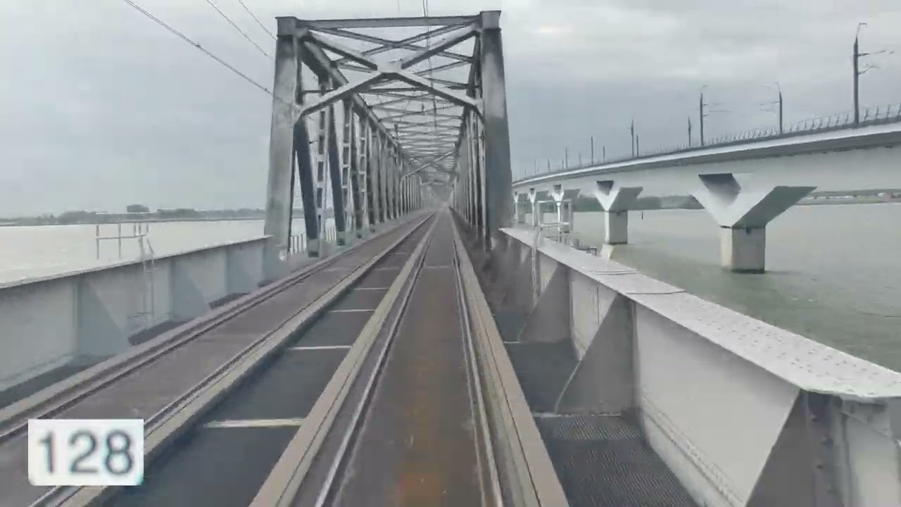 Поездка с машинистом из Дордрехта в Розендал. (со спидометром)