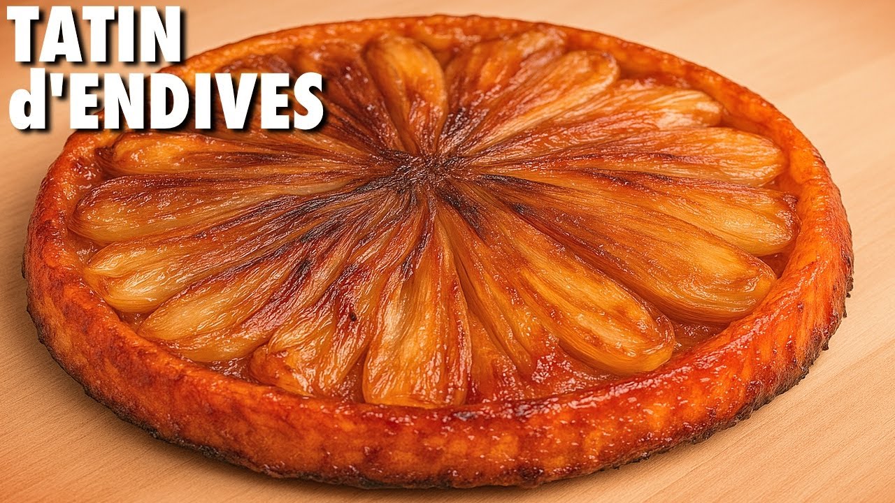 ✅ TARTE TATIN SALÉE Express【Parfaite pour un Dîner LÉGER & GOURMAND】