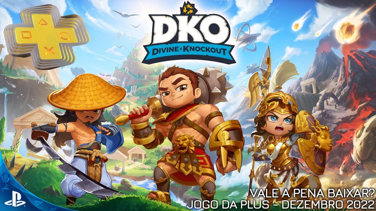 Divine Knockout (DKO) PS4 / PS5 - Jogo da PS Plus! Gameplay PT/BR