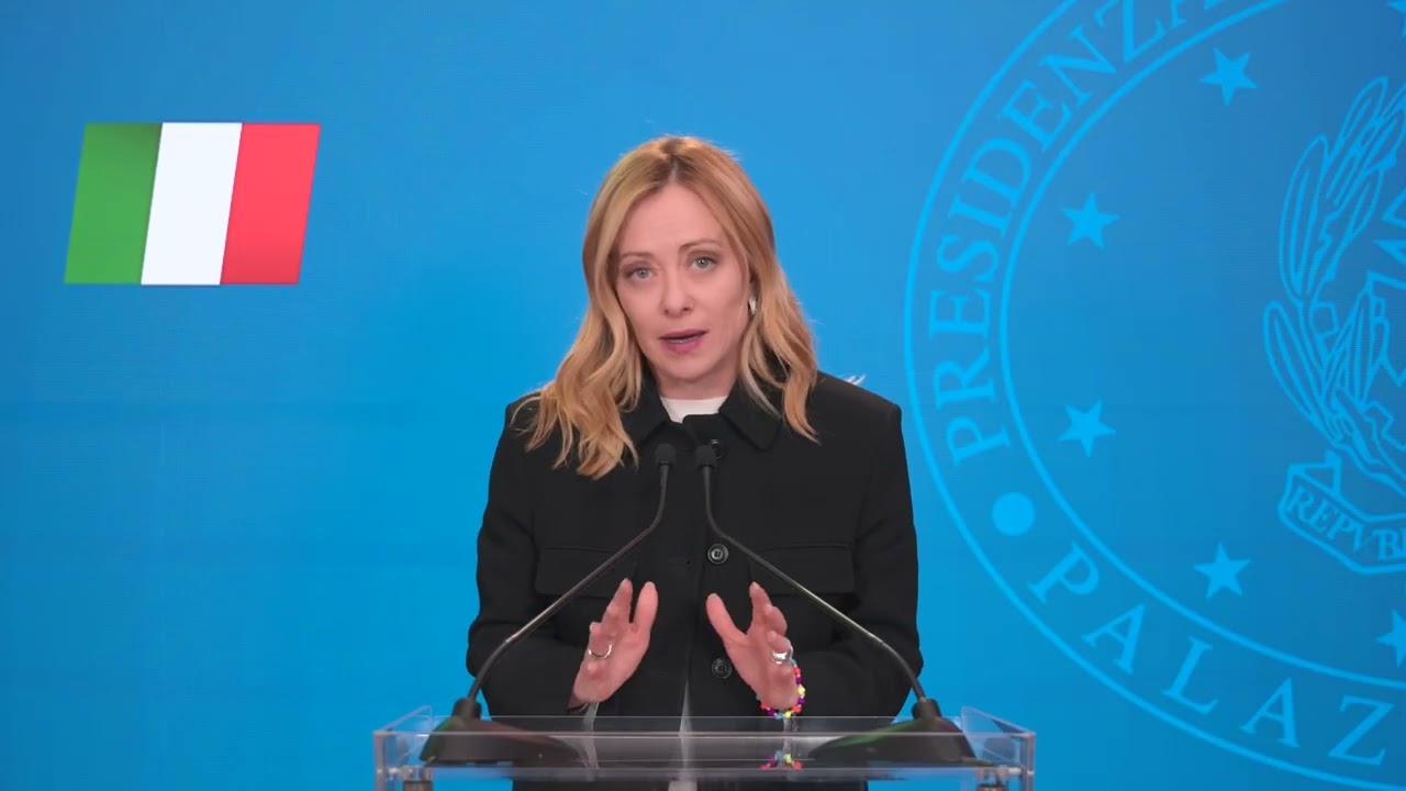 Videomessaggio del Presidente del Consiglio dei Ministri Giorgia Meloni