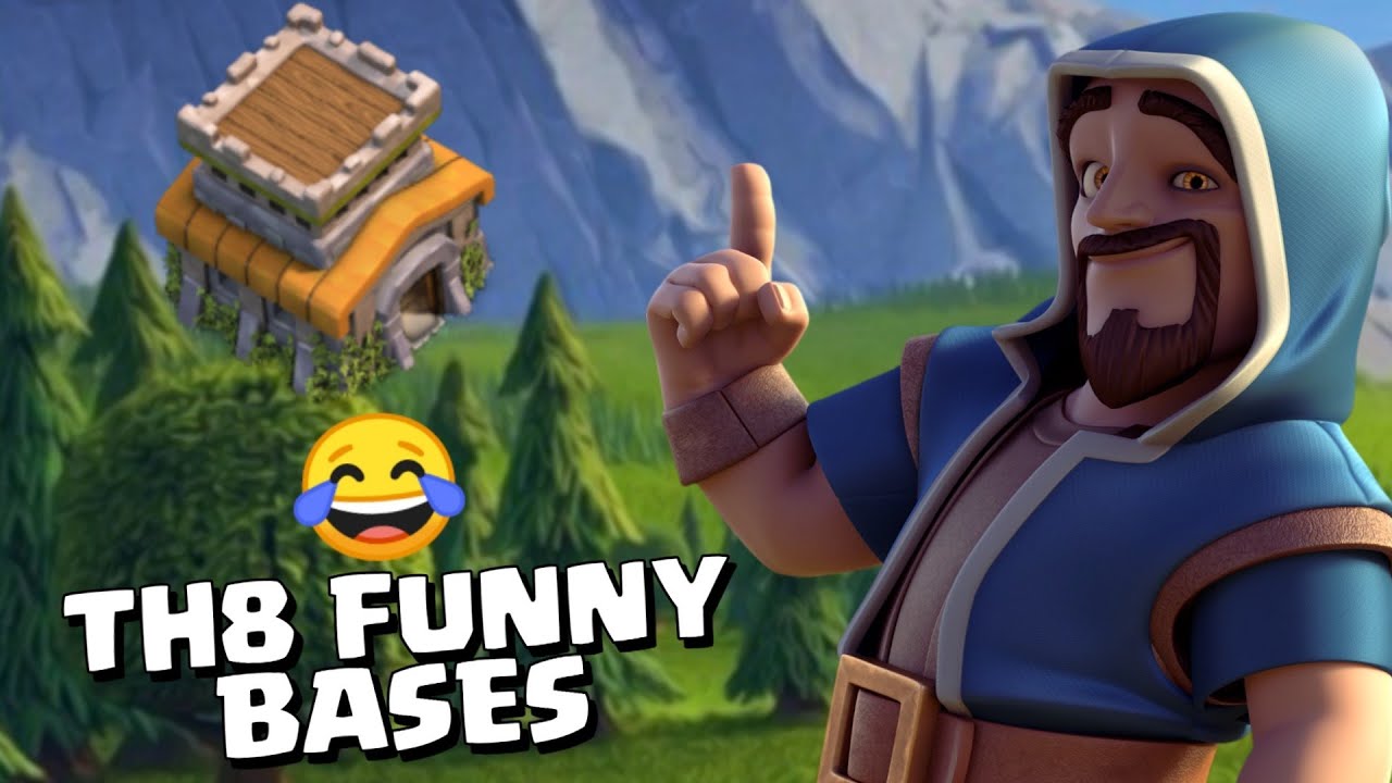Top10 || Th8 Funny Base With Link || Fun Base || Troll Base || Meme base || 2021  || Clash Of Clans