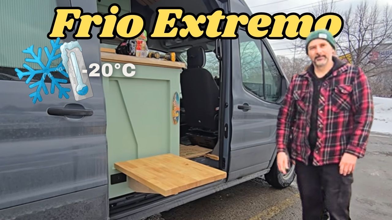 Não Desistimos Mesmo no Frio Extremo do Canadá ❄️🚐 | Construção do Motorhome