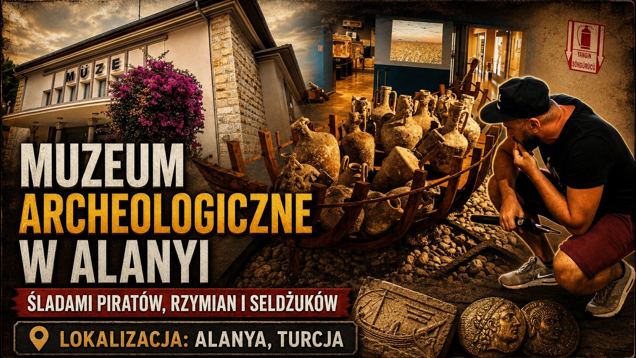 Muzeum Archeologiczne w Alanyi. Herakles, Pegaz i inne zaskakujące przedmioty Ep.010 4K