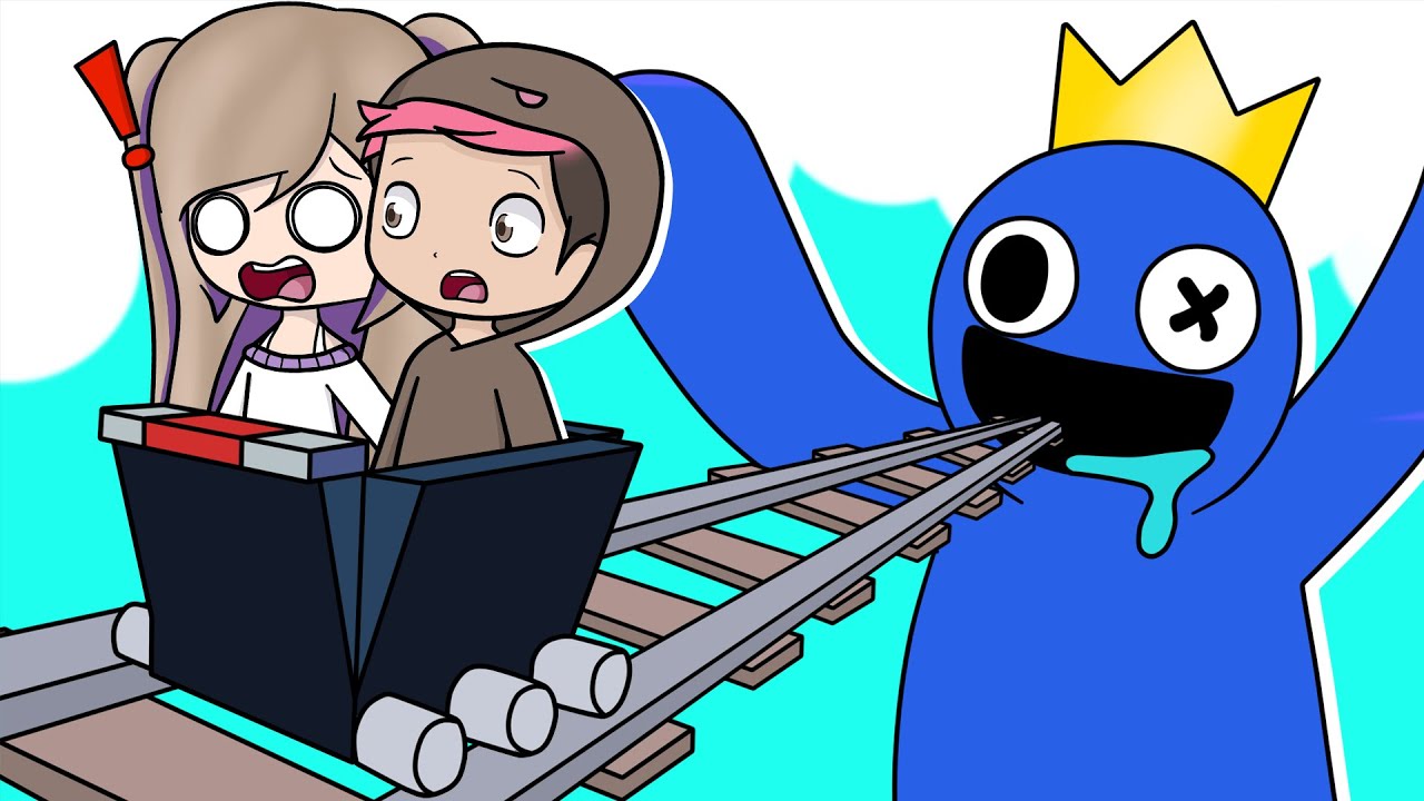 CART RIDE INTO RAINBOW FRIENDS MOMENTOS DIVERTIDOS | ROBLOX LYNA