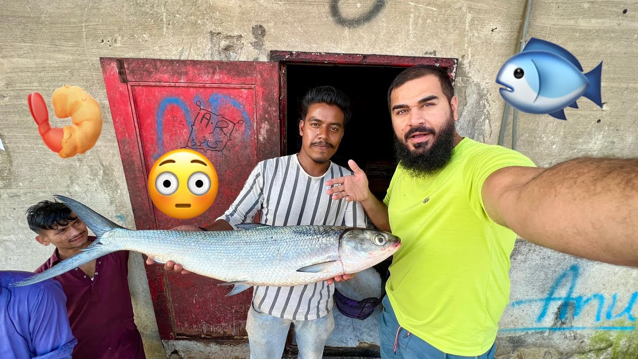 Ammi ke sath fish lene agaya karachi fishery 🐟🍤