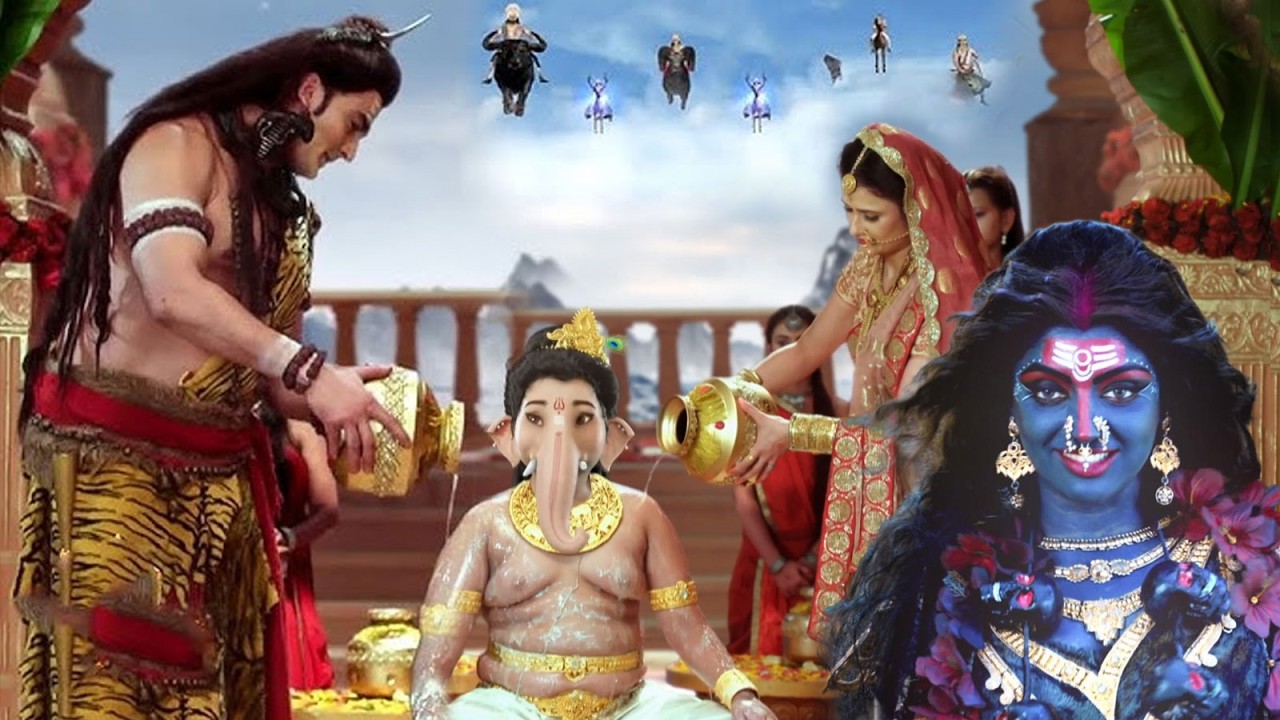 Maha Epiosode: महादेव ने गणेशजी को कराया पंचामृत से स्नान महाकाली हुई प्रसन्न | Mata Ki Shakti