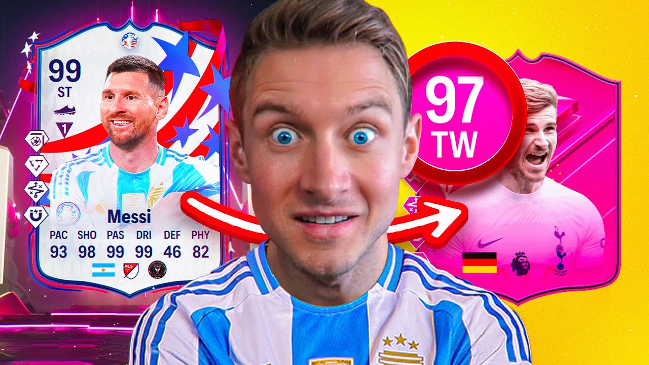 Ich habe 99 Messi gezogen, aber 20-0 mit Werner im Tor?!