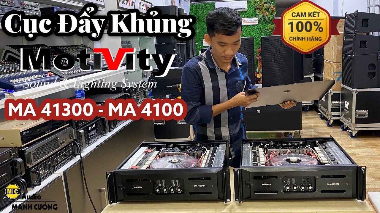 H&agrave;ng Khủng Mới Về | Đập Hộp 2 Mode 4 K&ecirc;nh Mạnh Nhất Của H&atilde;ng Motivity MA - 41300N VS MA - 4100N
