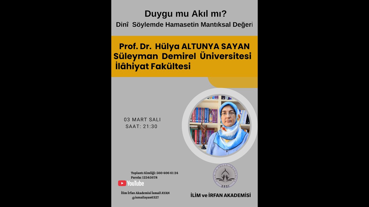 Prof.Dr. Hülya Altunya SAYAN Duygu mu Akıl mı?