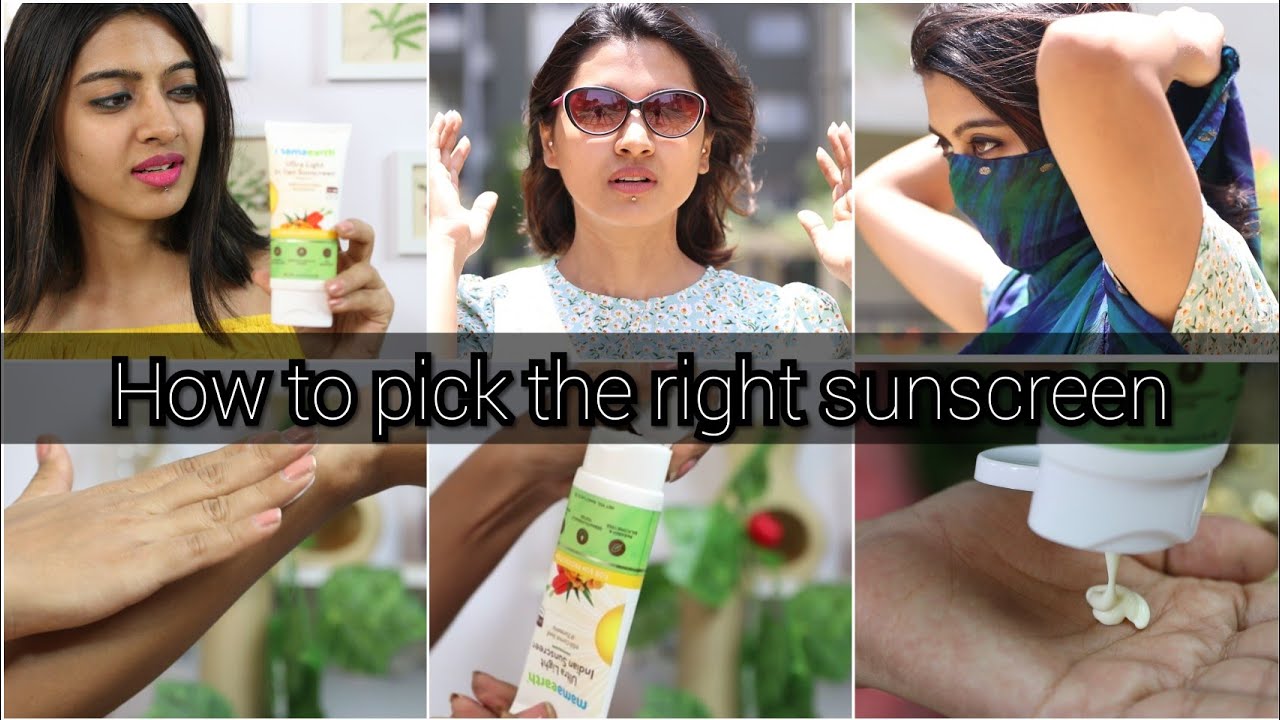 6 Common Mistakes About Sunscreen & How To Pick The Right One