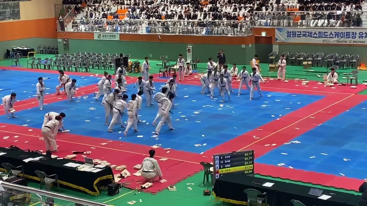 한국체육대학교 태권도학과 격파 영상