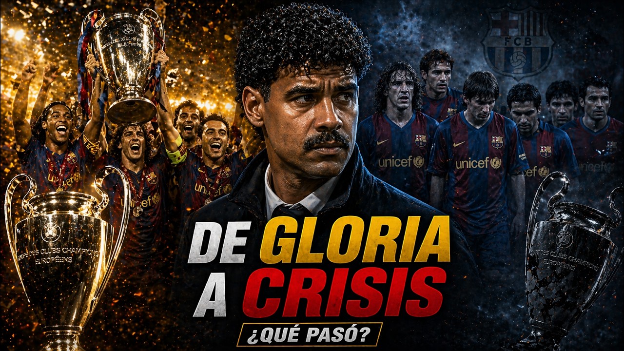 ¡FRANK RIJKAARD EN EL BARCELONA: CRISIS, GLORIA Y ESTANCAMIENTO!🔵🔴