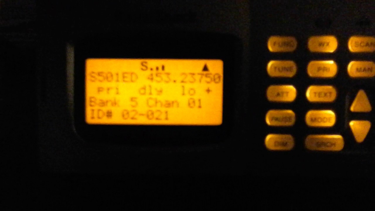Playing around with my trunking scanner