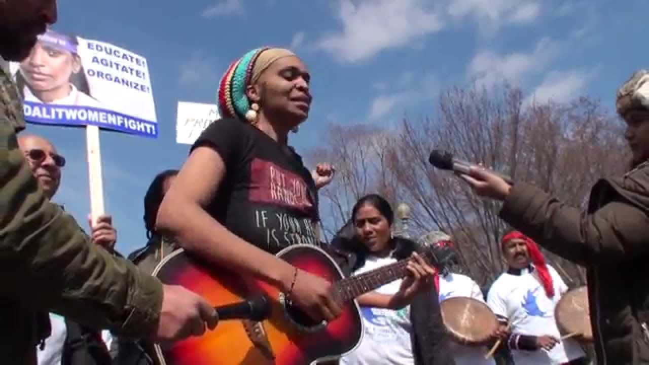 Courtney Dowe Sings Dalit Rights are Human Rights