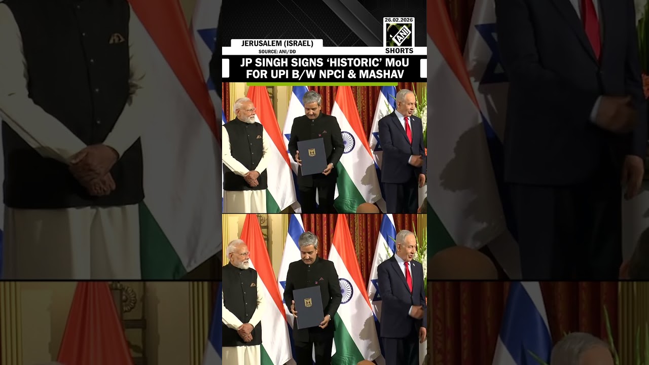 Indian envoy JP Singh signs &lsquo;historic&rsquo; MoU for UPI between NPCI & Mashav