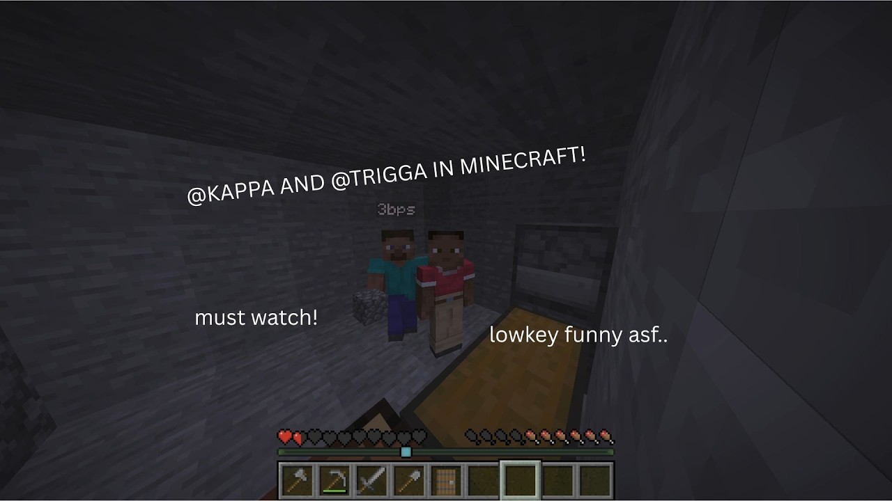 @handlecheating and @triggas playing mc!