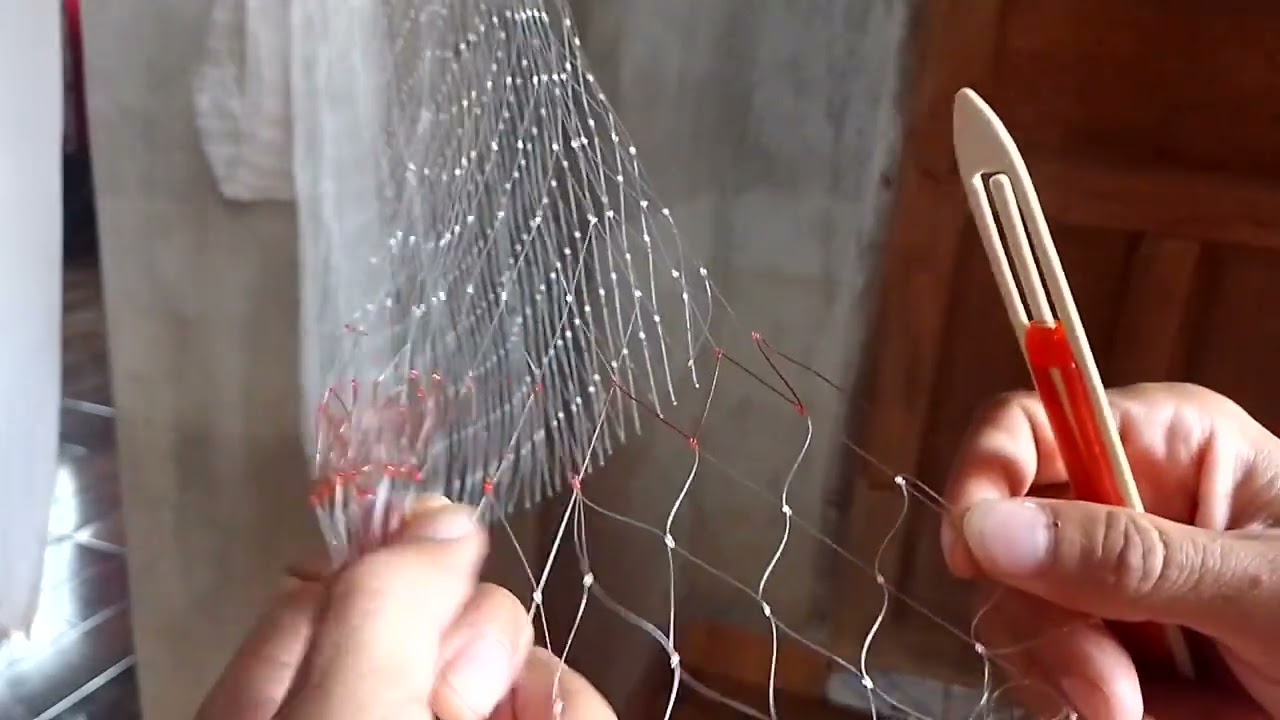 Tarrafa de pano de rede, dicas e macetes/Net cloth net, tips and tricks
