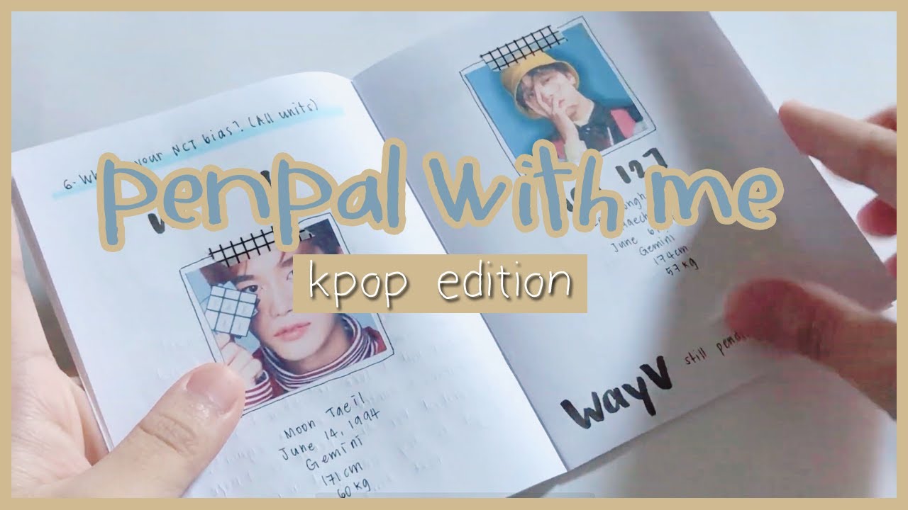 ✉ penpal with me #1 [kpop ppwm]