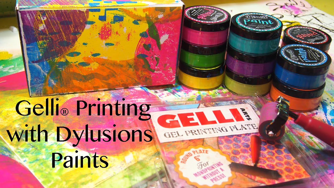 Gelli Printing® with Dylusions Paints