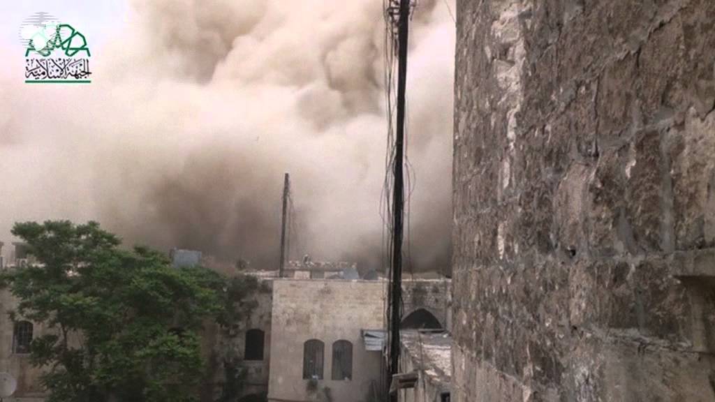 سوريا:  انفجار يدمر فندقا أثريا في حلب القديمة