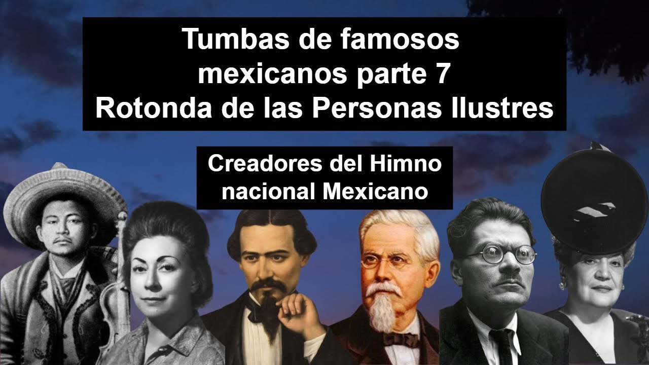 Tumbas de famosos mexicanos parte 7 - Rotonda de las Personas Ilustres en Panteón Civil de Dolores