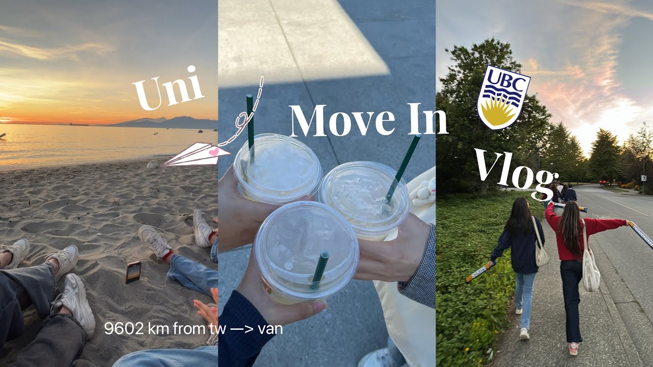 University Move-In VLOG ＠UBC 📦💙💛