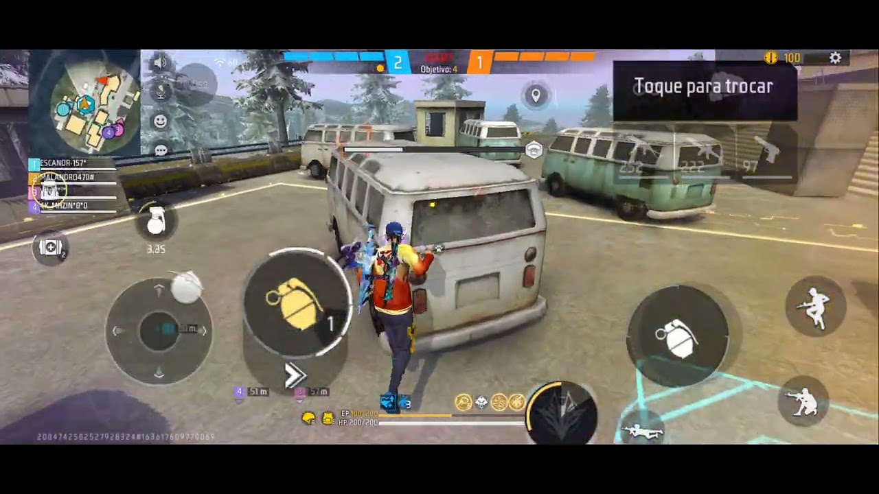FREE FIRE🔥 - CS/BR RANQUEADO🥷 - PARTIDA🪂 - 274