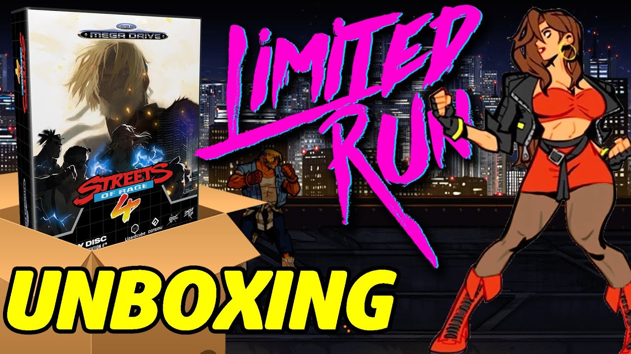 UNBOXING Limited Run Games #2: Streets of Rage 4 (Switch/PS4)