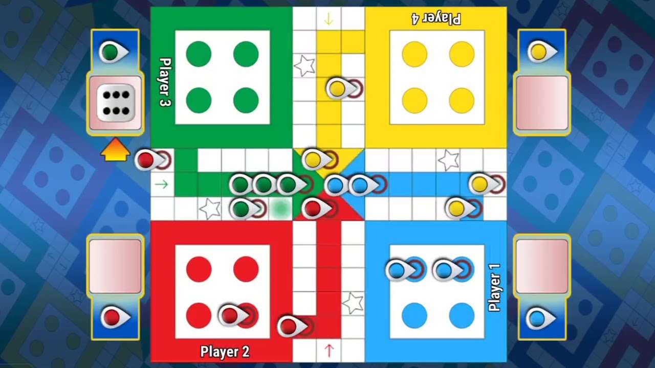 Ludo game in 4 players | Ludo King game in 4 players | Ludo King | Ludo Gameplay