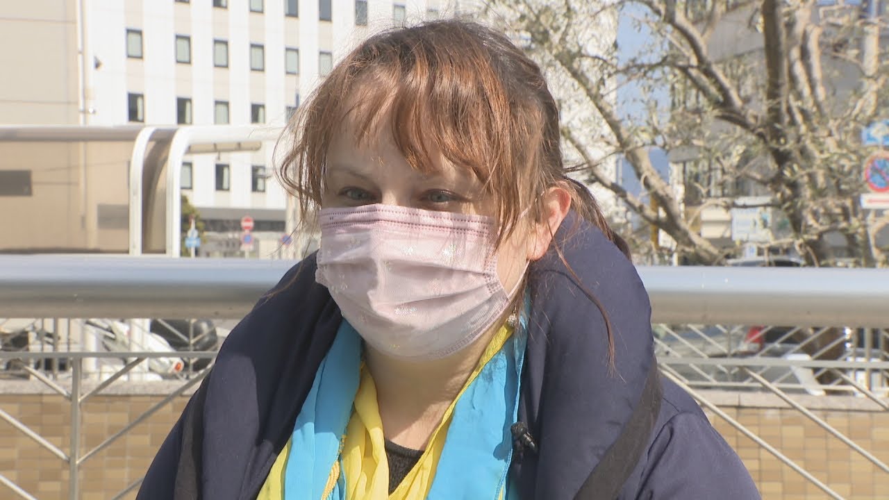 「プーチン大統領を止めて」　岡山・倉敷市に住むウクライナ人の叫び