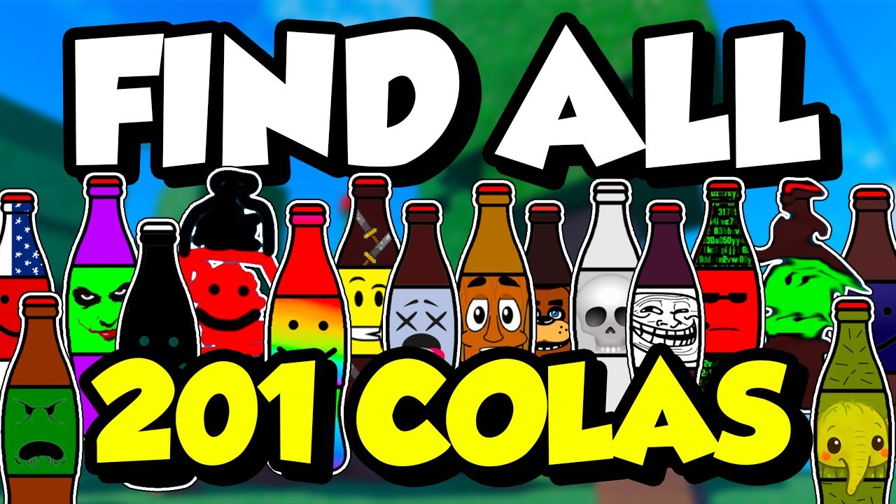 КАК НАЙТИ ВСЕ 201 КОЛУ | Roblox Find the Colas (с временными метками)
