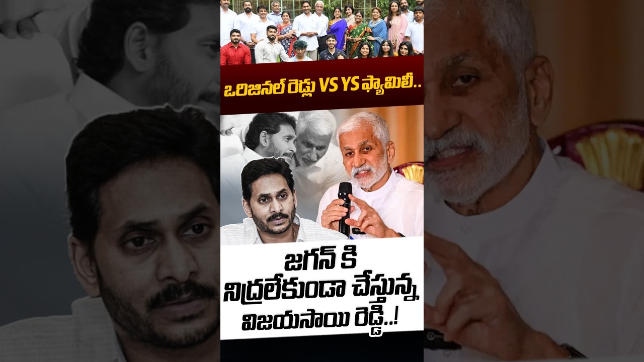 Vijay Sai Reddy Targets YS Jagan: జగన్ కి నిద్రలేకుండా చేస్తున్న విజయసాయి రెడ్డి! | Nethra Tv Telugu