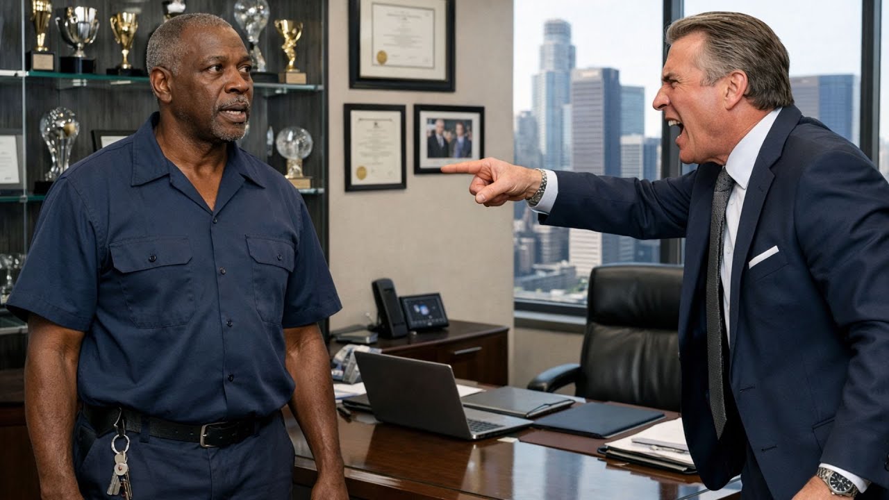 CEO Fired BLACK JANITOR for Touching His AWARDS — Janitor Turned Around and Said Something SHOCKING