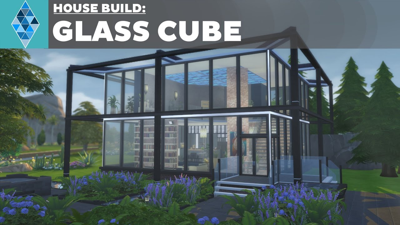 The Sims 4 - House Build - Glass Cube