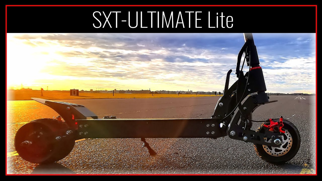 SXT ULTIMATE Lite - 50km/h - REVIEW - Escooter mit Allradantrieb! Tutorial - Test - kein DUALTRON!