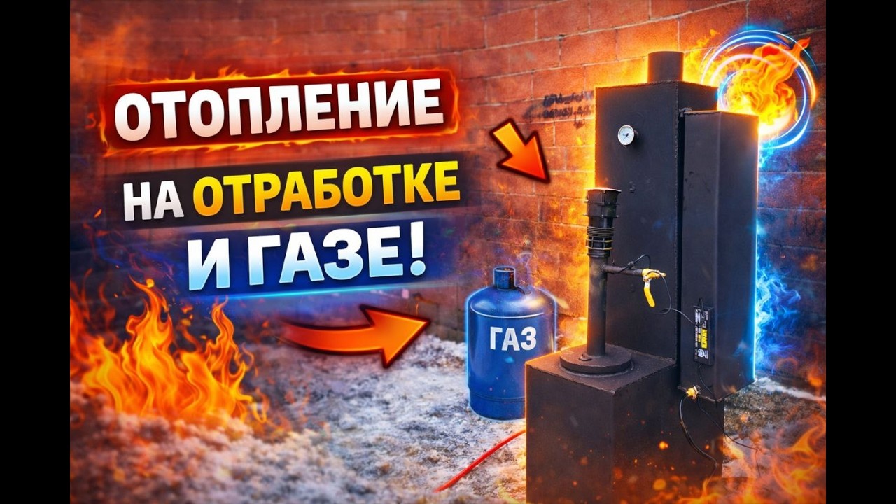 ПЕЧКА на ОТРАБОТКЕ 2В1