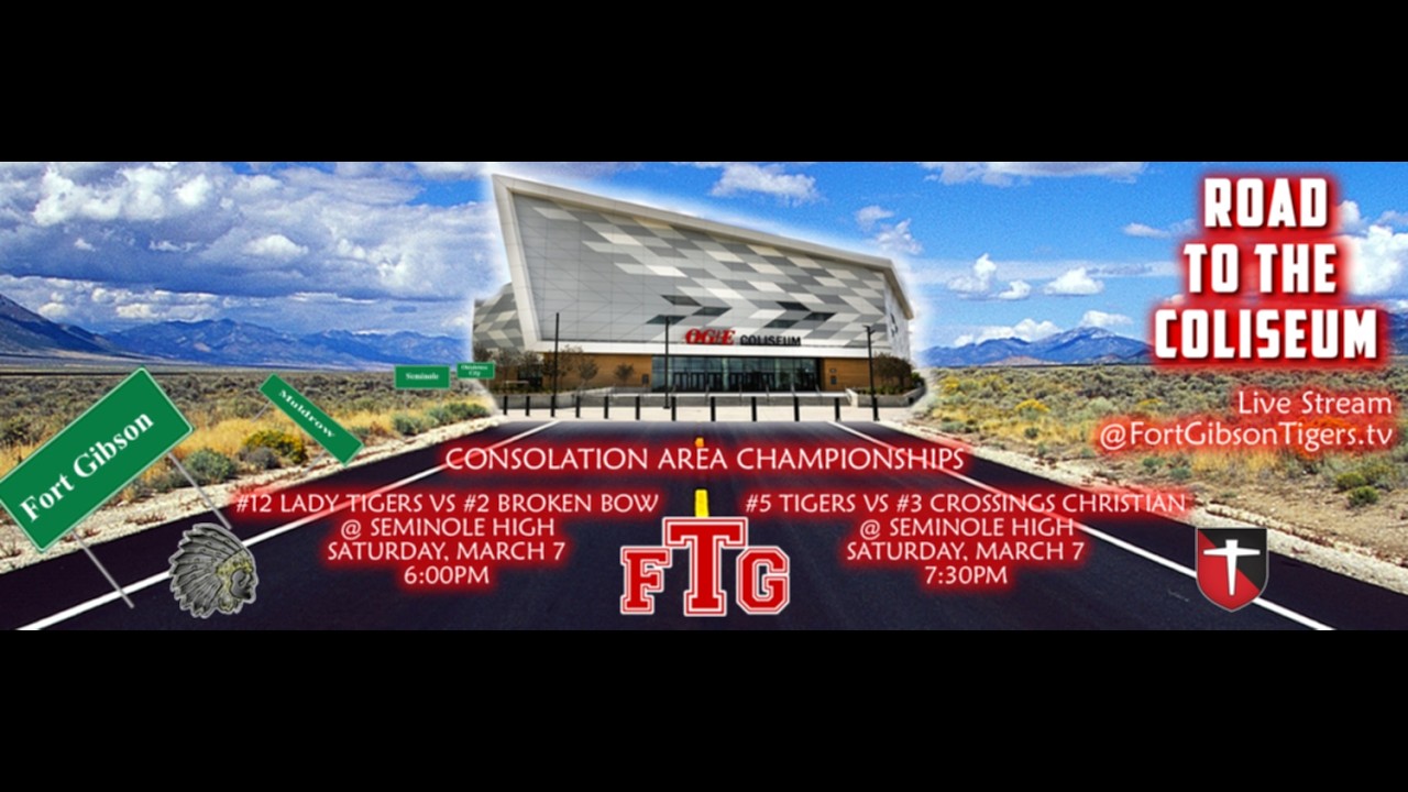 FTG AREA CONSO CHAMPIONSHIP BASKETBALL | TIGERS VS CROSSING CHRISTIAN 7:30PM @SEMINOLE | 3-7-26