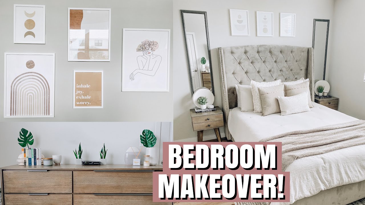 Extreme Bedroom Makeover on a Budget! | Aesthetic Transformation