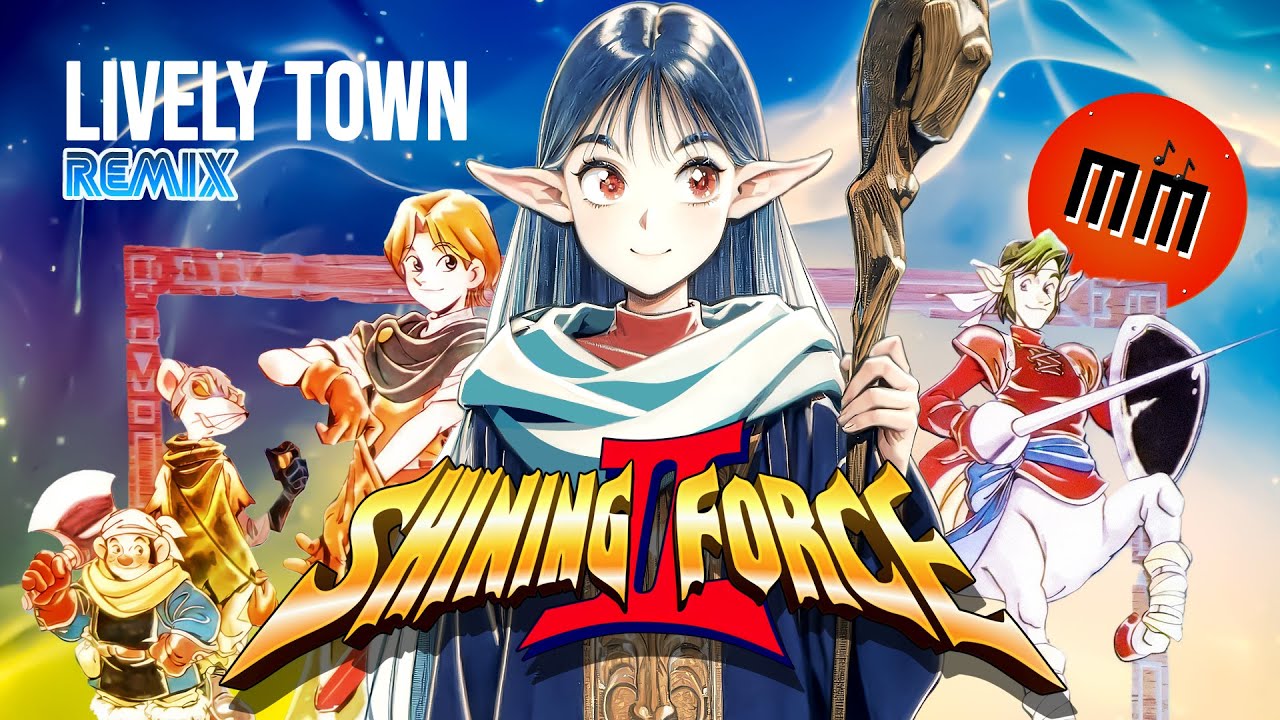 Lively Town Shining Force 2 - Remix by Midi Music