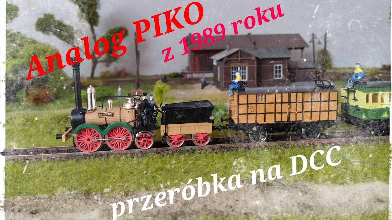 Jak przerobiłem zestaw analogowy PIKO na cyfrowy.