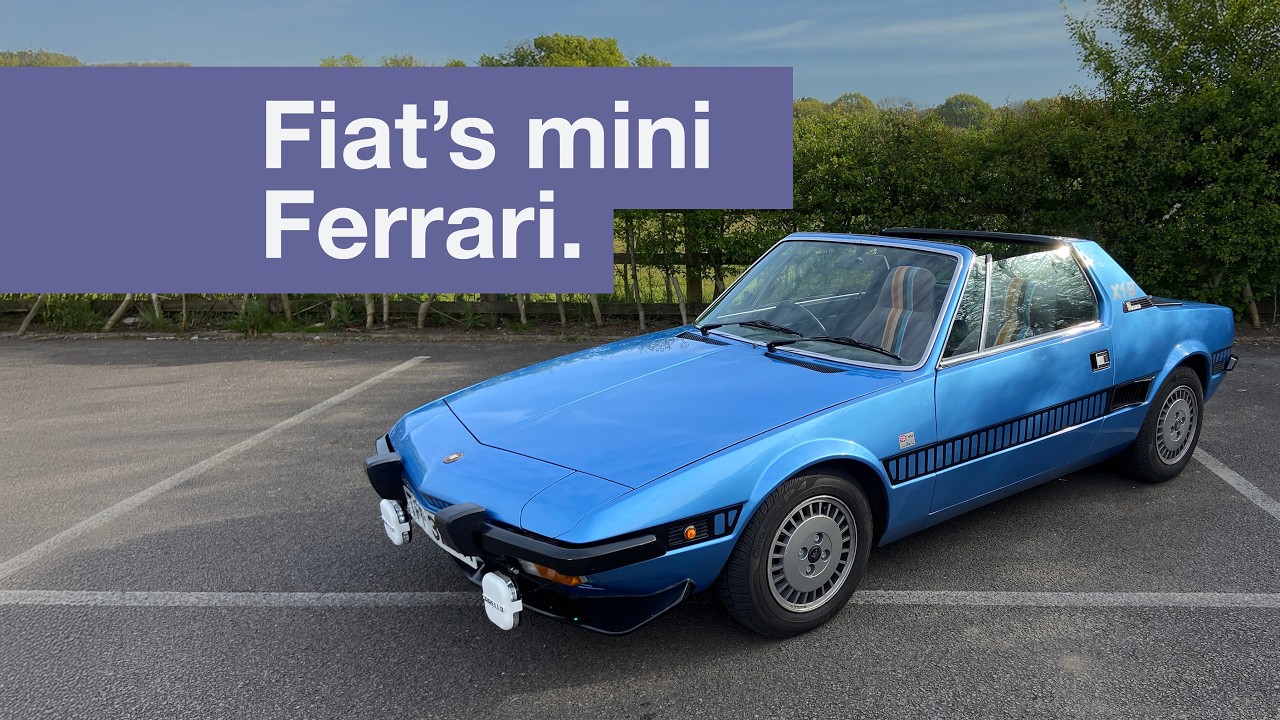 Fiat X1/9 — потрясающий итальянский спортивный автомобиль с двигателем среднего размера, выполнен...