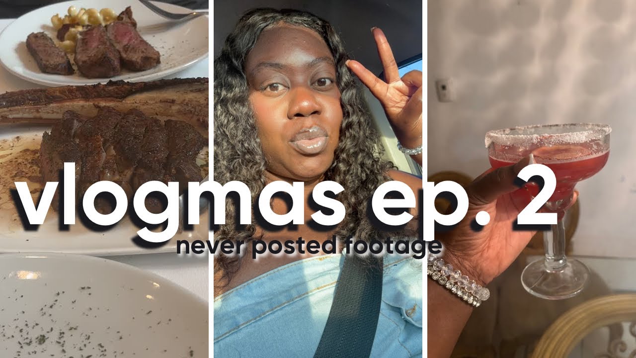 VLOGMAS Day 2 | Unseen Birthday Footage: Errands, Steakhouse & Mom Life Moments