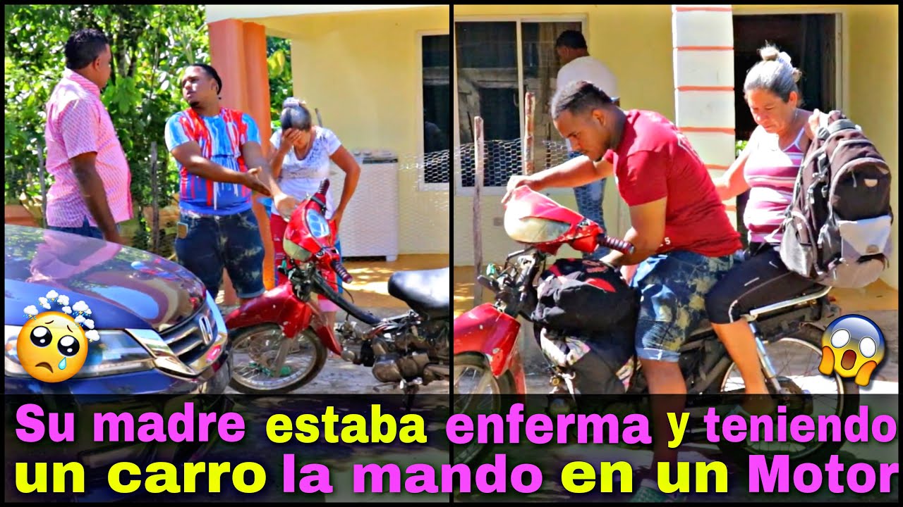 Su madre estaba enferma y teniendo un carro la mando en un motor mira el final