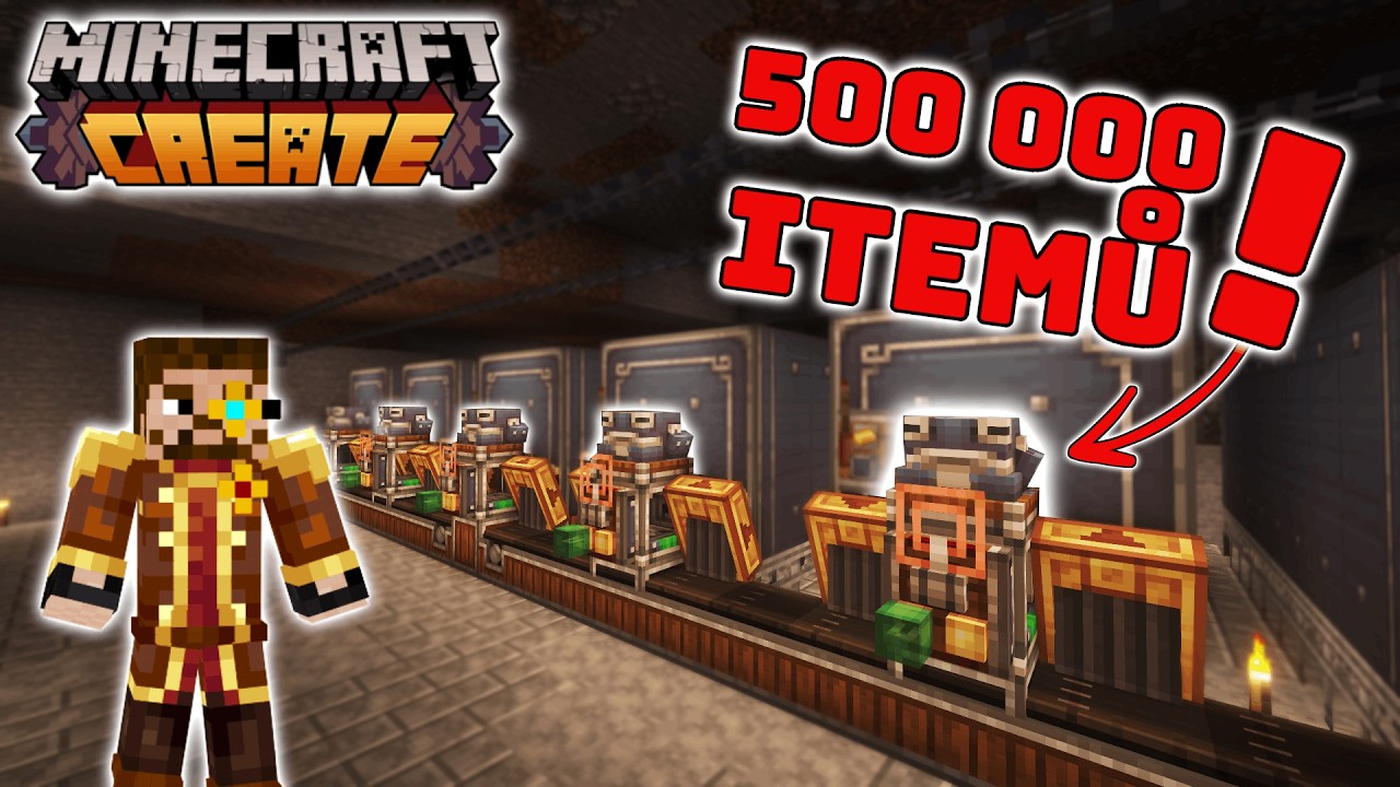 Nové ŽABÍ SKLADIŠTĚ v Minecraftu! Minecraft Create mod [#4]