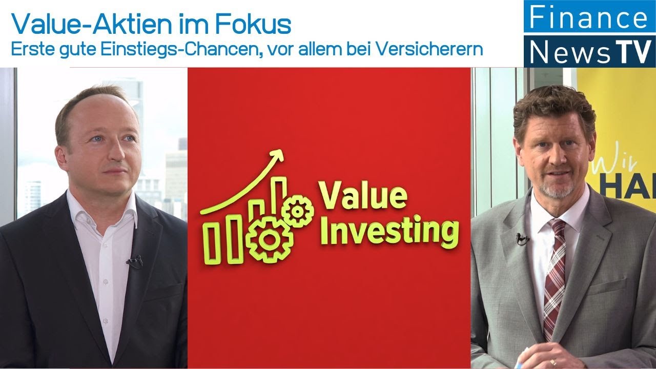 Value-Aktien im Fokus: Erste gute Einstiegs-Chancen, vor allem bei Versicherern, so Adam Golombek