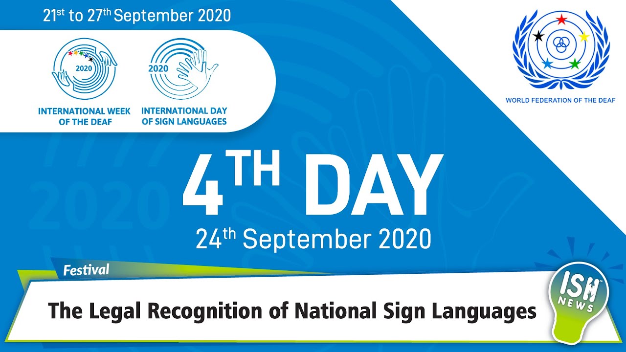 The Legal Recognition of National Sign Languages