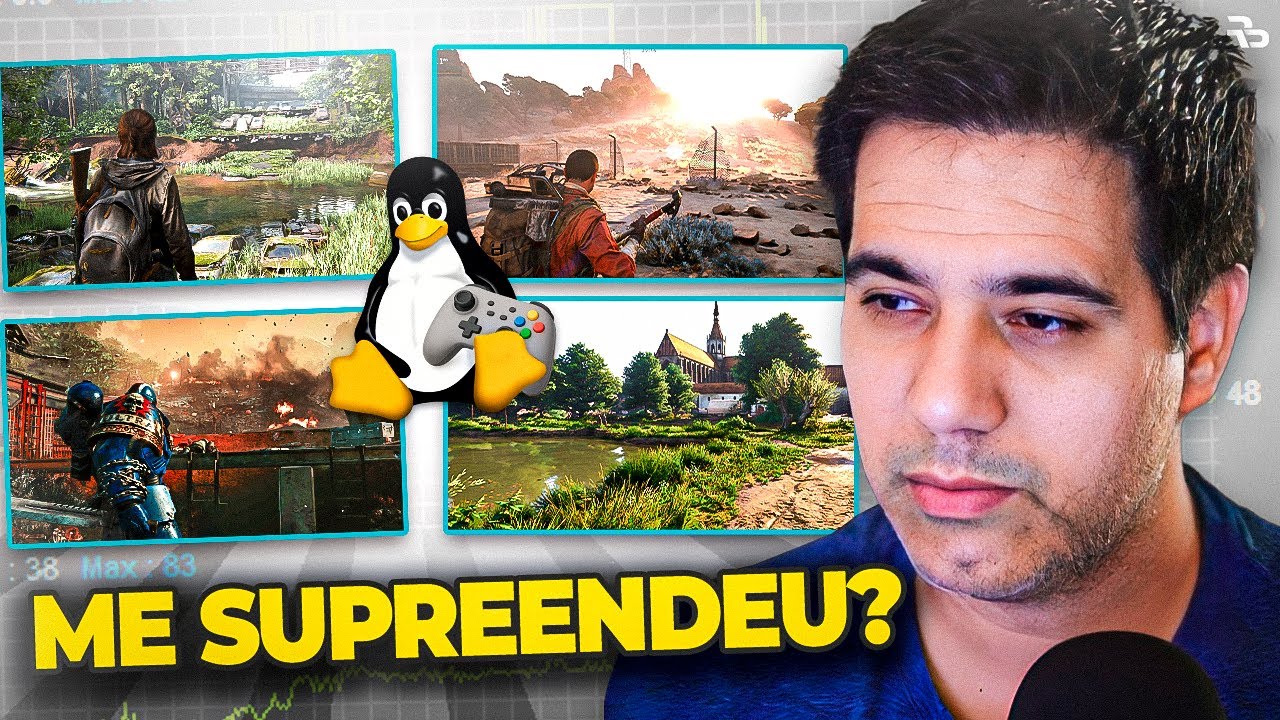 TESTANDO JOGOS no LINUX pela PRIMEIRA VEZ!