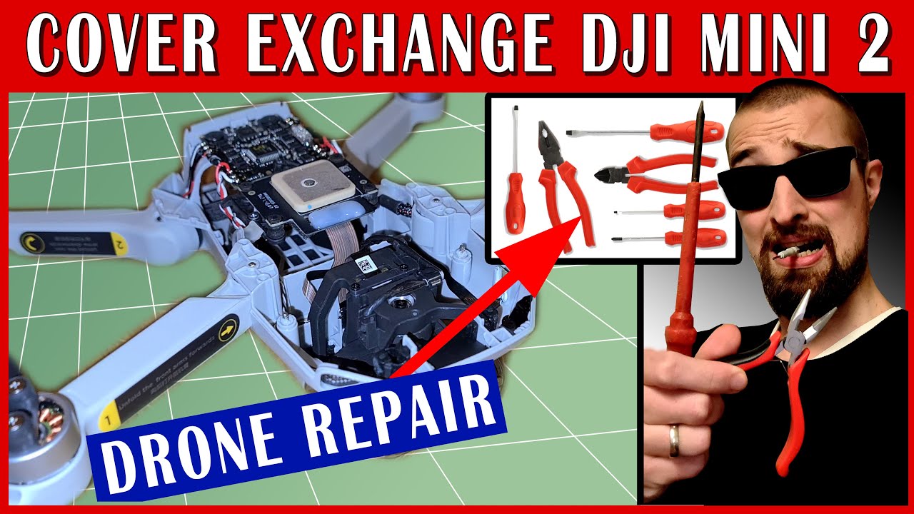 How to repair the TOP COVER of a DJI Mini 2 Drone